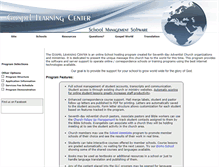 Tablet Screenshot of gospellearningcenter.com